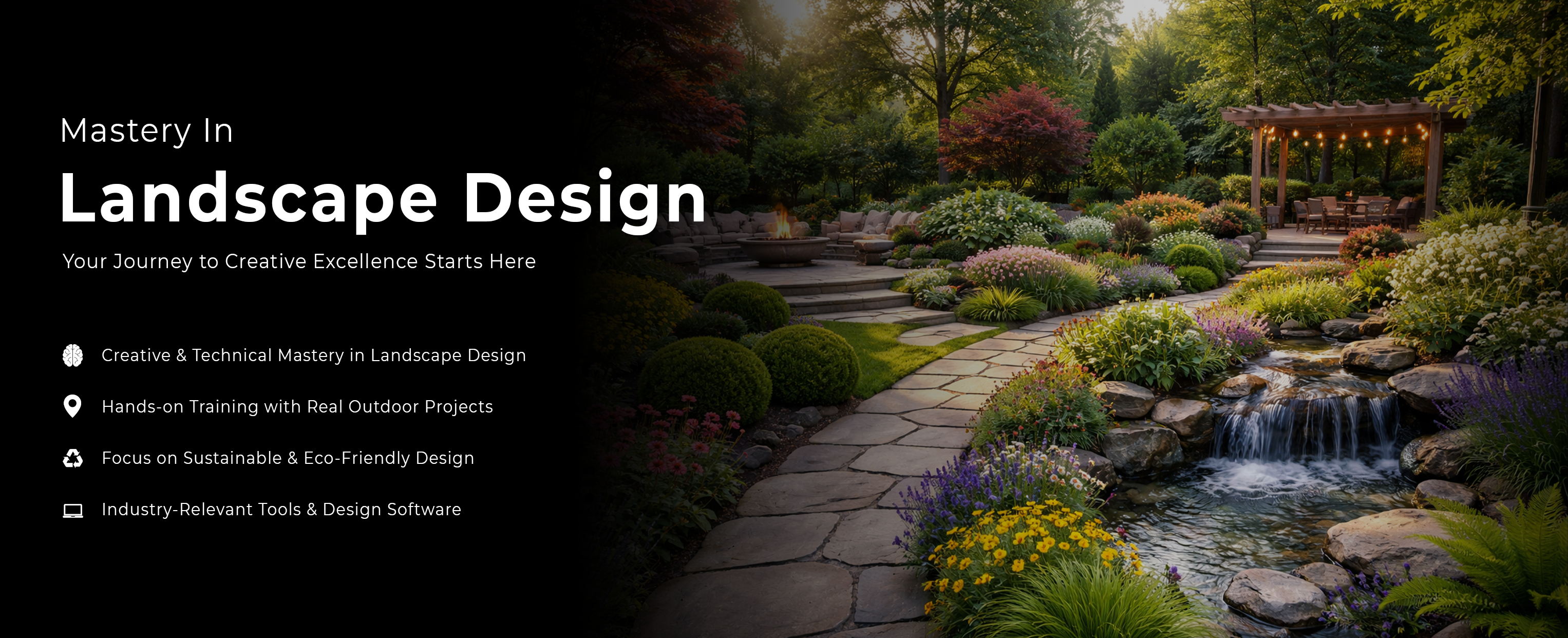 Landscape Design program for outdoor space planning